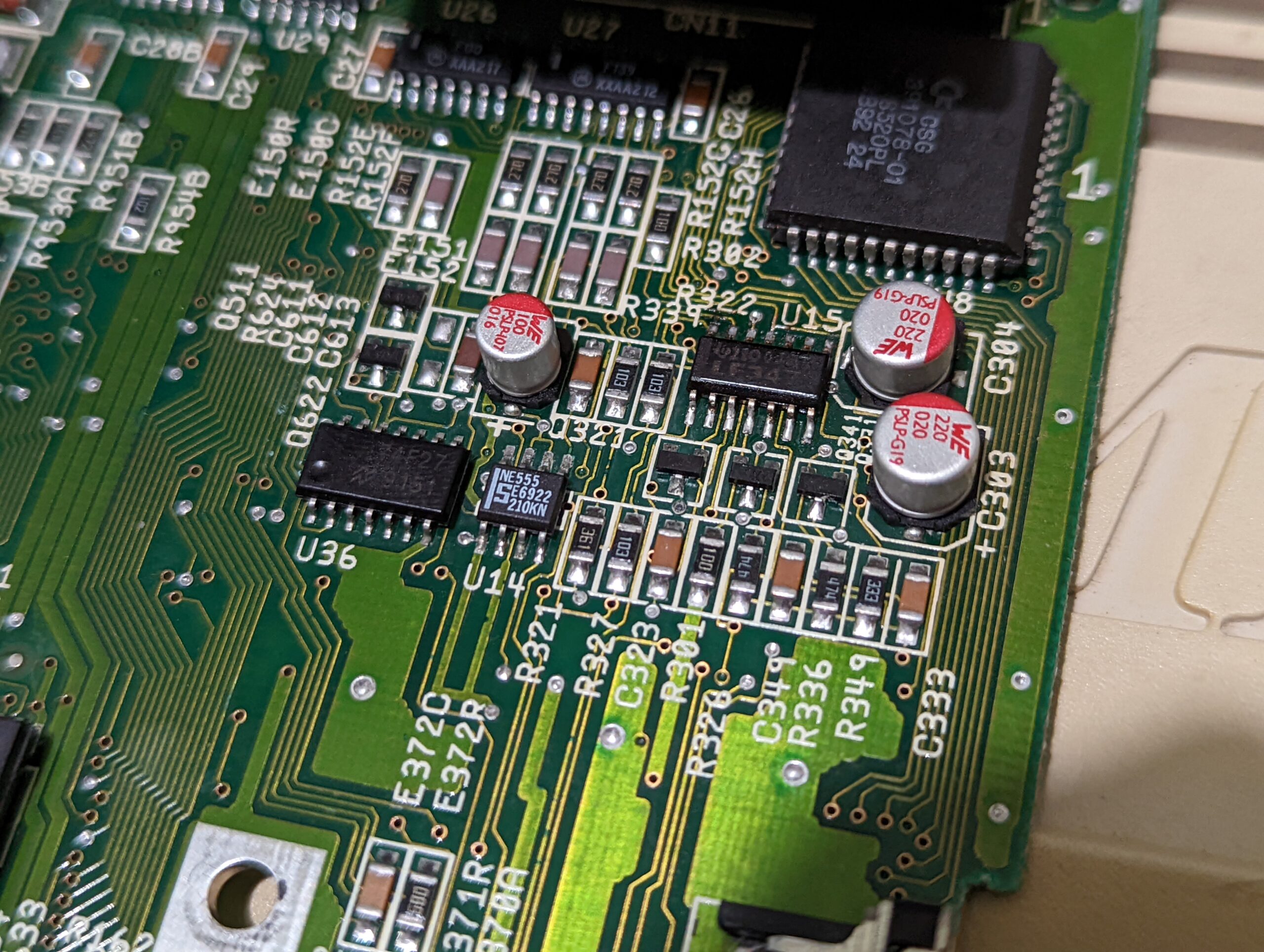 Repair Notes: A600 screen and sound corruption when playing